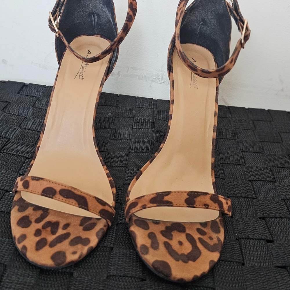 Ann Michell Brown Leopard Heels